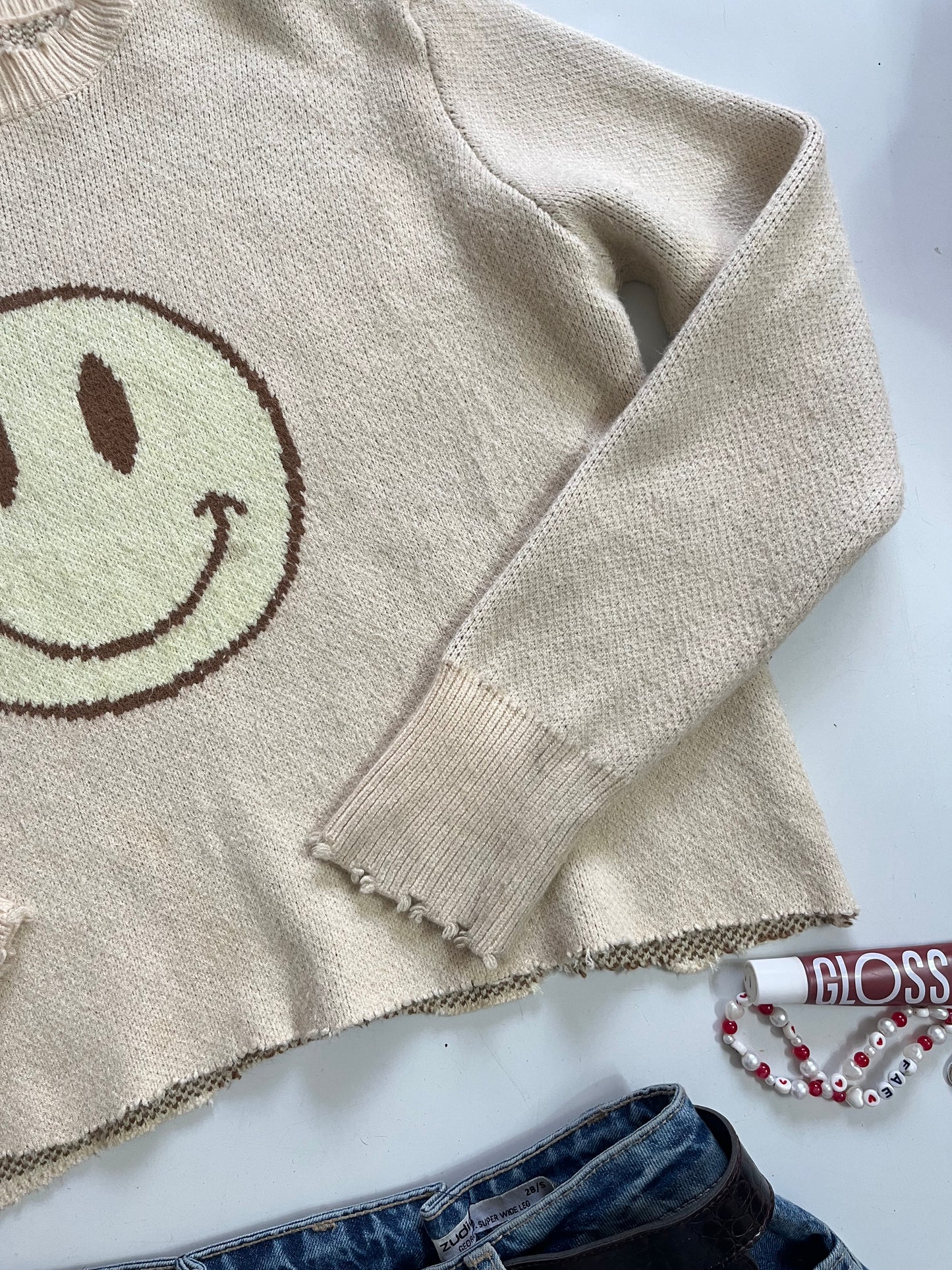 Miss Sparkling Smiley Sweater - Bust 36 to 40