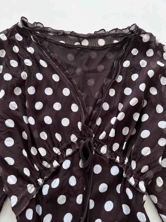 Polka Dot Top-Bust 40 to 42