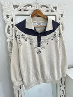Load image into Gallery viewer, Embroidered Sweater-Bust 44