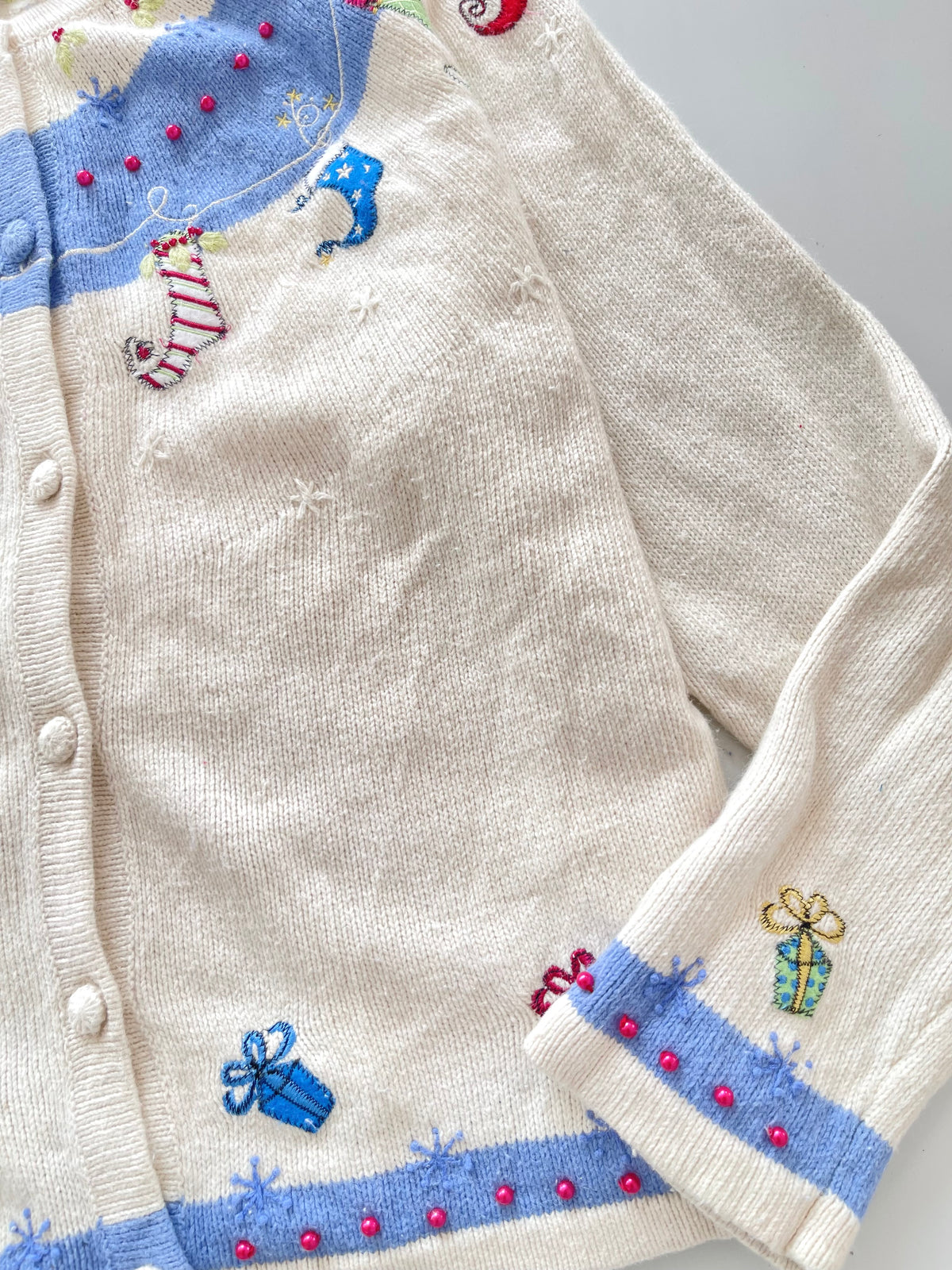 Croft&Barrow Embroidered Cardigan Sweater-Bust 50