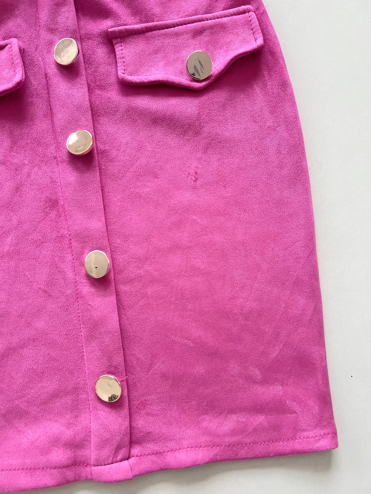 Pink Suede Skirt-Waist 26 to 30
