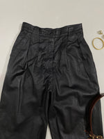 Load image into Gallery viewer, Rodney Clark Faux Leather Pants - Waist 24