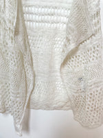 Load image into Gallery viewer, Sheer Crochet Shrug-Bust 34 to 36