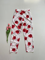 Load image into Gallery viewer, RED ROSES PANTS - WAIST 28 TO 30