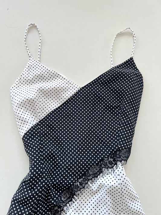 Polka Dot Slip Dress-Bust 34