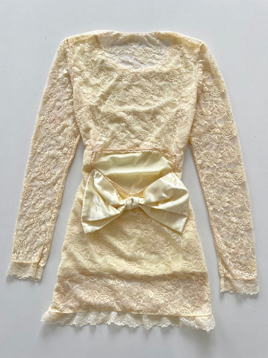 Lace Vintage Dress-Bust 32 to 34