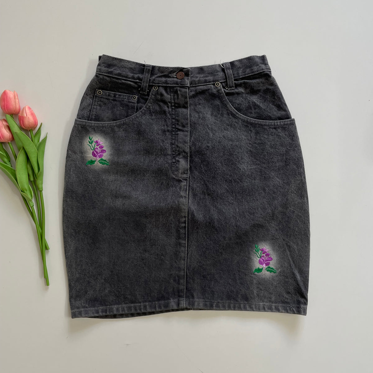Denim Skirt-Waist 30