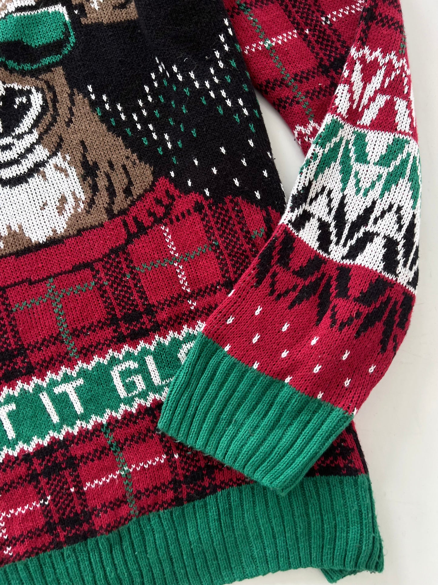 Ugly Holiday Christmas Sweater-Bust 4