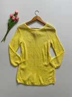 Load image into Gallery viewer, YELLOW CROCHET TOP - BUST 32 TO 38