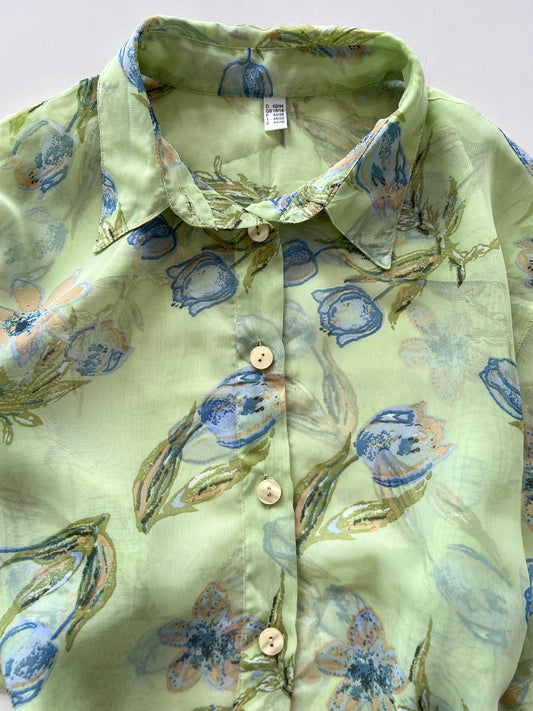 Vintage Sheer Shirt-Bust 46
