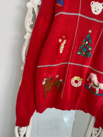 Load image into Gallery viewer, Embroidered Christmas Sweater-Bust 42