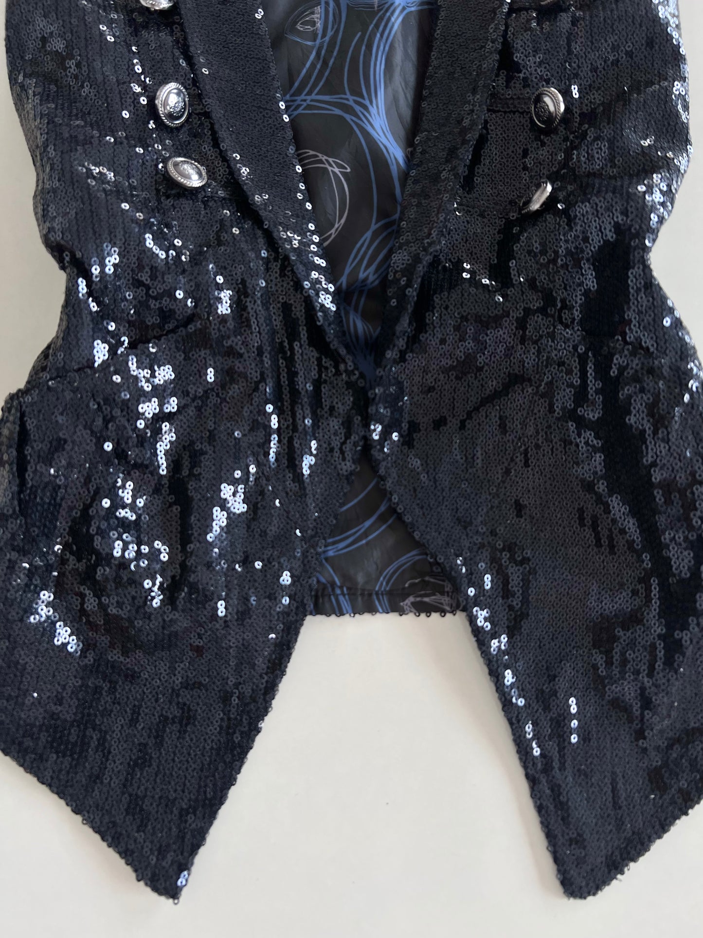 Desigual Vintage Sequin Waistcoat -Bust 36