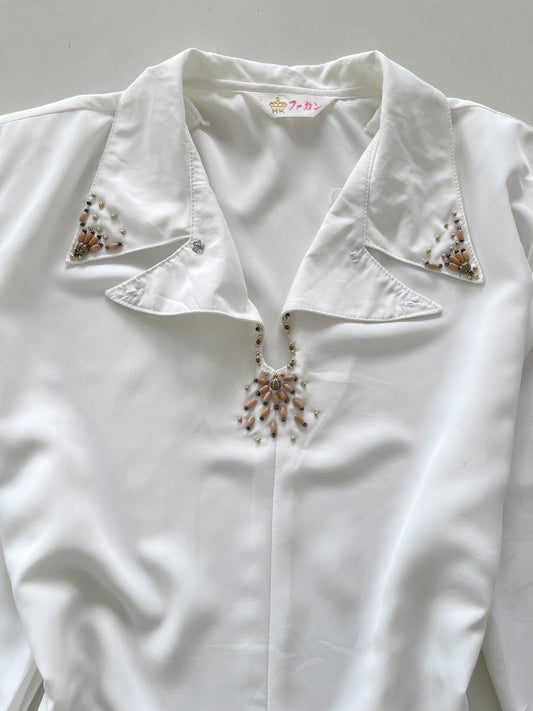 Vintage Embroidered Top-Bust 42