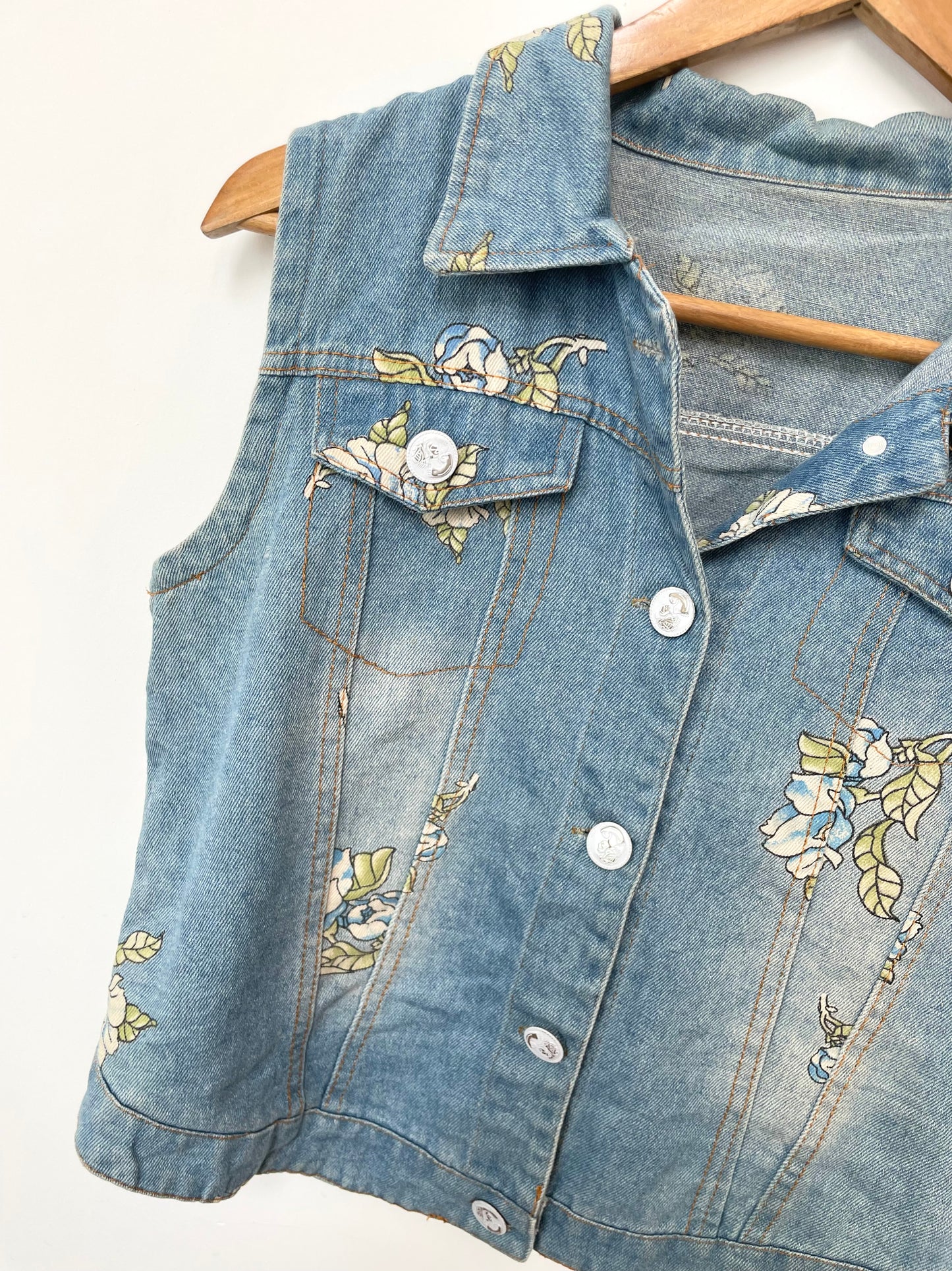 Denim Vest-Bust 36