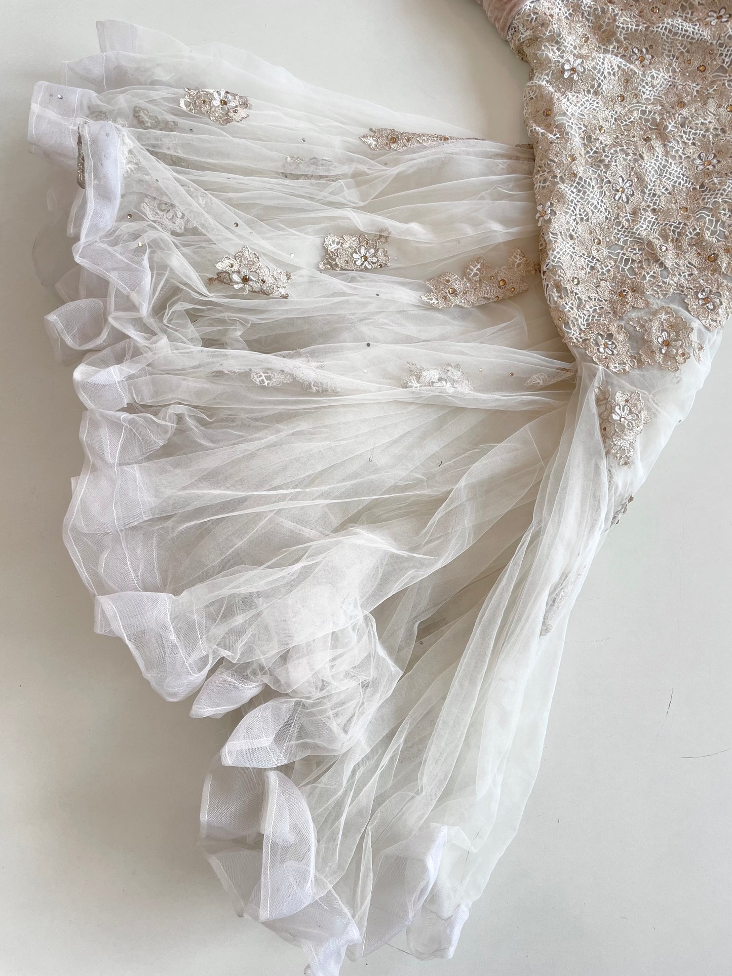 Vintage Heavily Embroidered Dress-Bust 36