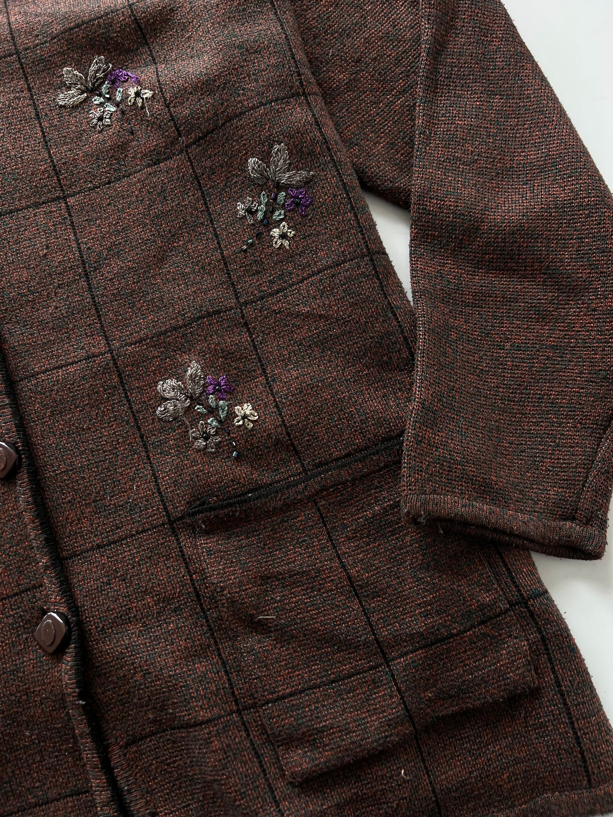 Vintage Embroidered Sweater-Bust 44
