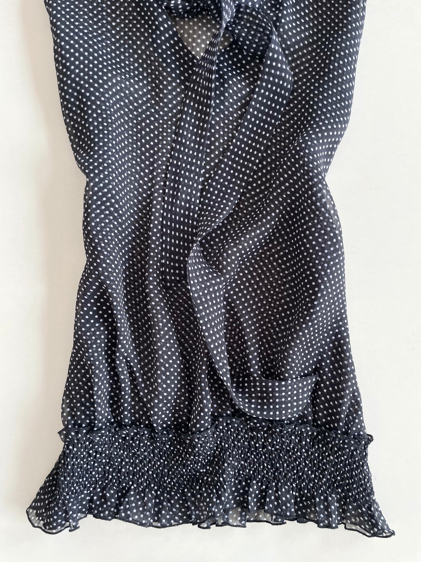 Blue Cherry Sheer Top-Bust 32