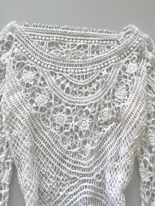 Lace Sheer Top-Bust 42 to 44