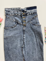 Load image into Gallery viewer, Denim Skirt-Waist 24