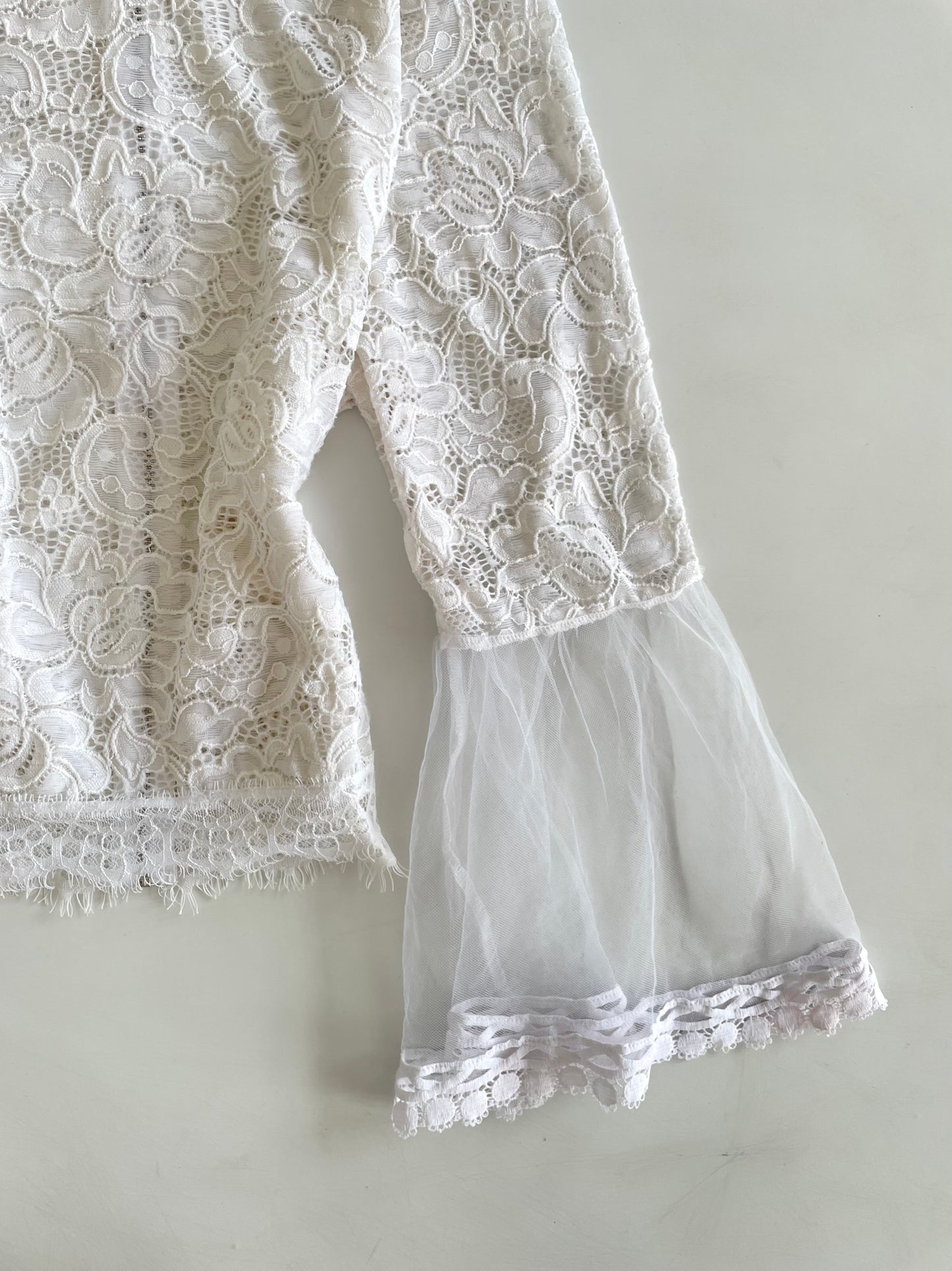 Lacy Sheer Top- Bust 42