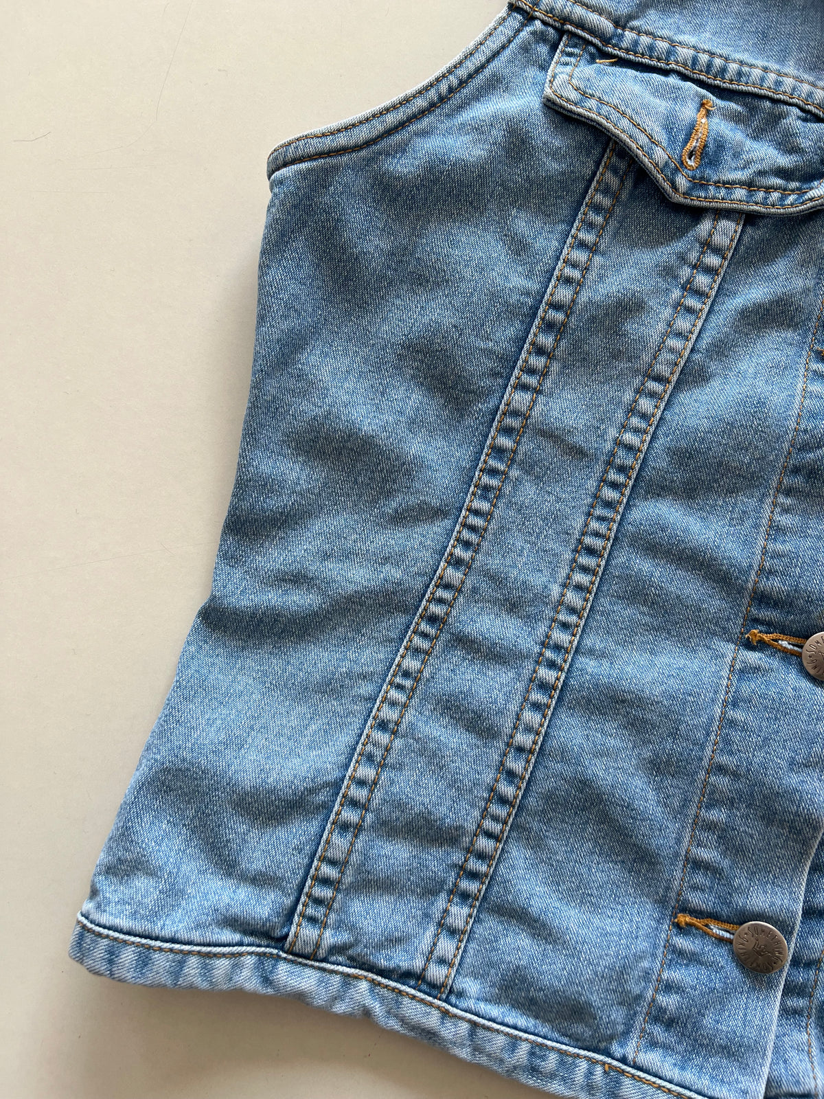 Fit for Extra Comfort Denim Vest-Bust 36
