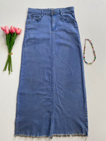 Load image into Gallery viewer, Denim Skirt-Waist 26