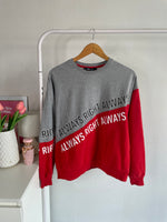 Load image into Gallery viewer, FB SISTER TYPOGRAPHY INNER FLEECE SWEATSHIRT - BUST 44
