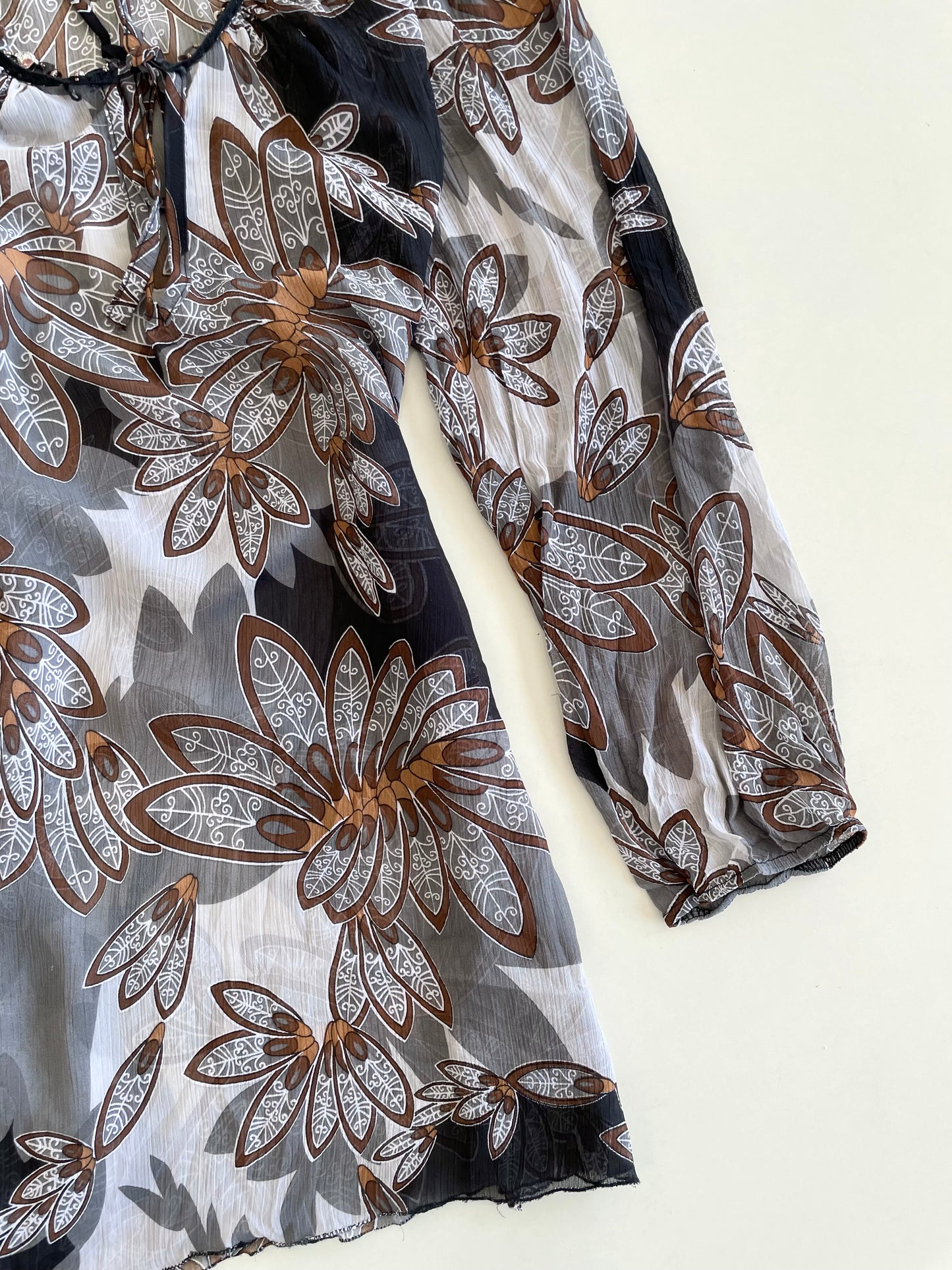Pricilance Sheer Top-Bust 48 to 52