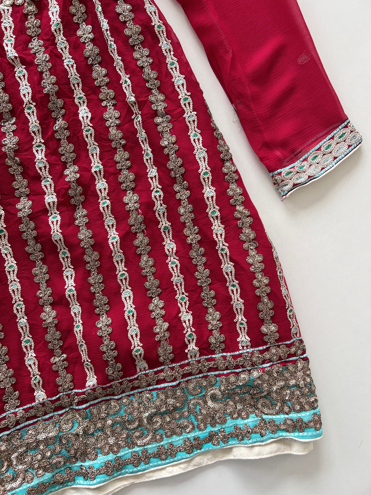 Embroidered Kurta-Bust 34