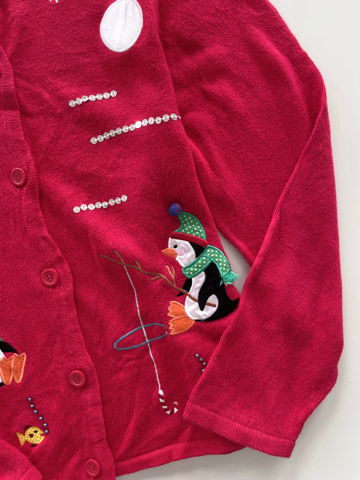 Crystal Kobe Embroidered Christmas Sweater-Bust 46