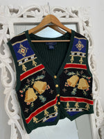 Load image into Gallery viewer, Norton McNaughton Christmas Sweater Vest-Bust 38