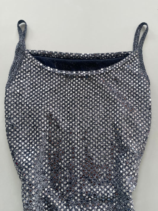 Silver Shimmer Dress-Bust 36 to 38