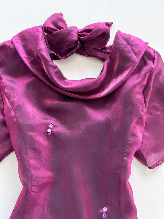 Organza Vintage Dress-Bust 32
