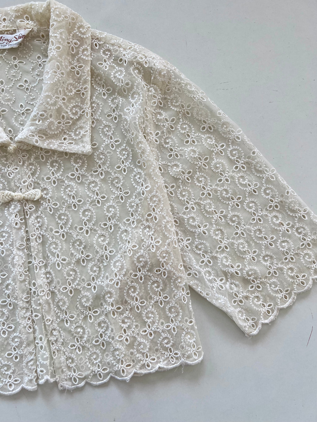 Sheer Lace Top-Bust 38