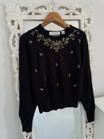 Load image into Gallery viewer, Maggie Lawrence Embroidered Sweater-Bust 40