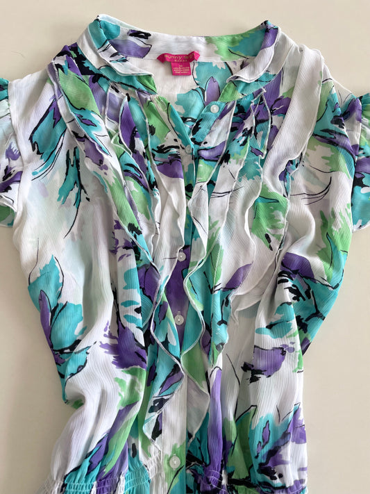 Sunny Leigh Sheer Top-Bust 46 to 48