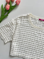 Load image into Gallery viewer, LA GO GO WHITE LACE TOP - BUST 38