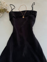 Load image into Gallery viewer, Organza Black Dress-Bust 34