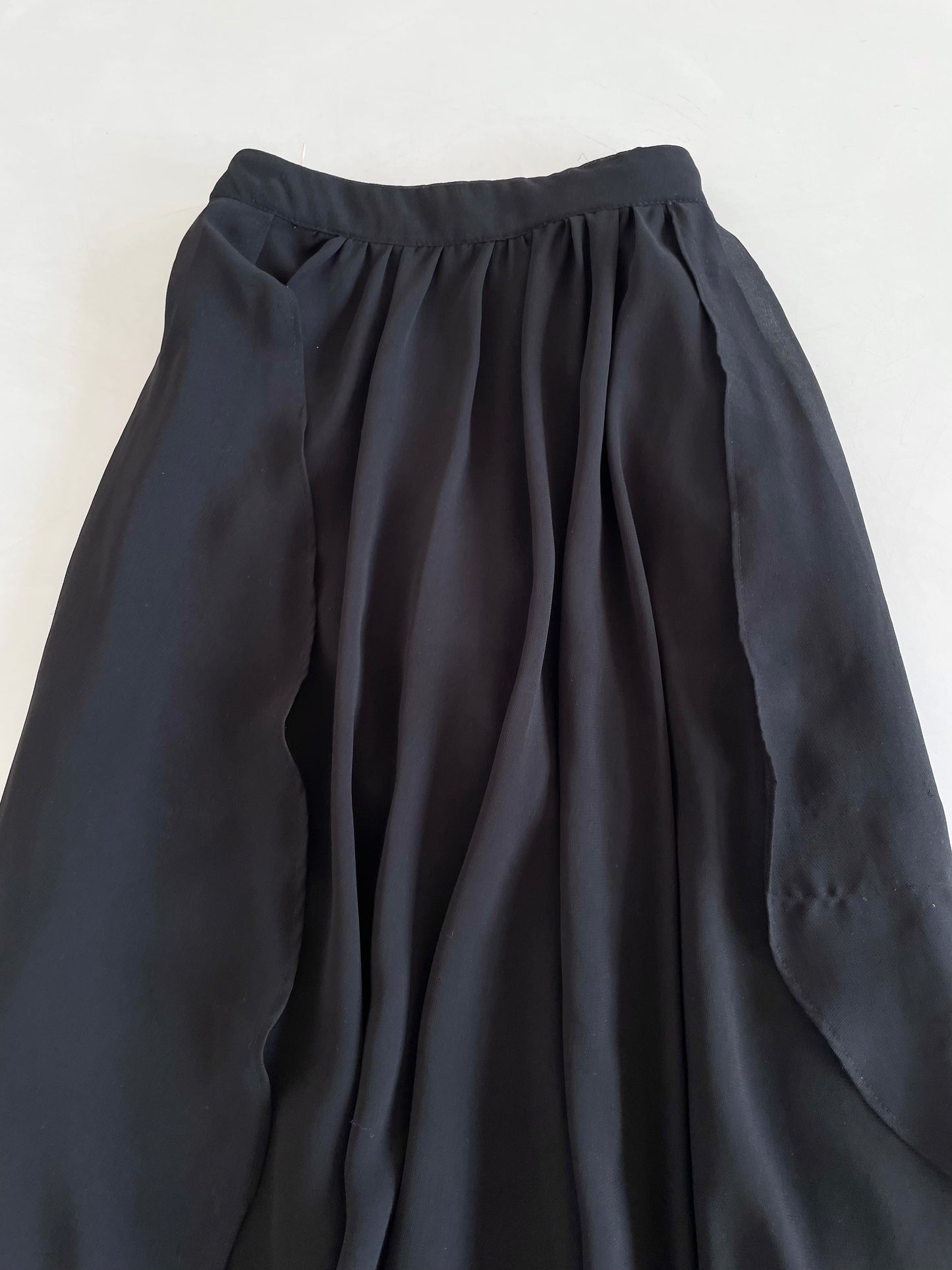 Black Flowy Skirt-Waist 28