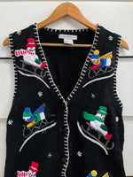 Load image into Gallery viewer, Vintage Christmas Sweater Vest-Bust 38