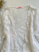 Load image into Gallery viewer, Sheer Lace Top-Bust 38 to 40