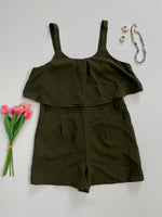 Load image into Gallery viewer, Olive Romper-Bust 36
