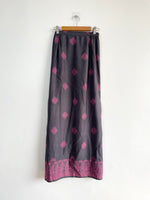 Load image into Gallery viewer, Slate Grey Floral Vintage Skirt-Waist 32 to 34