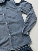 Load image into Gallery viewer, Powder Blue shirt-bust 34