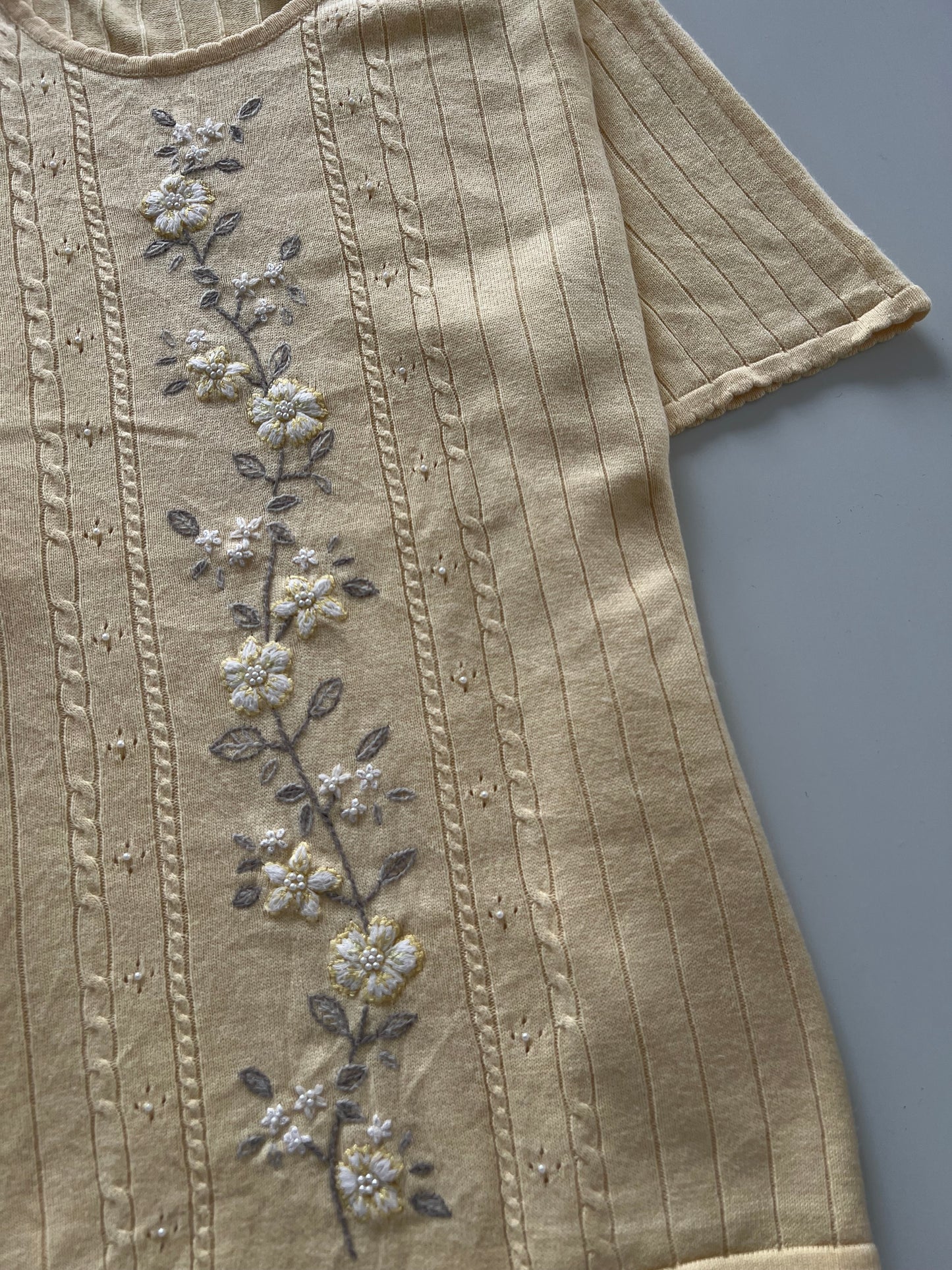 Alfred Dunner Embroidered Sweater-Bust 44
