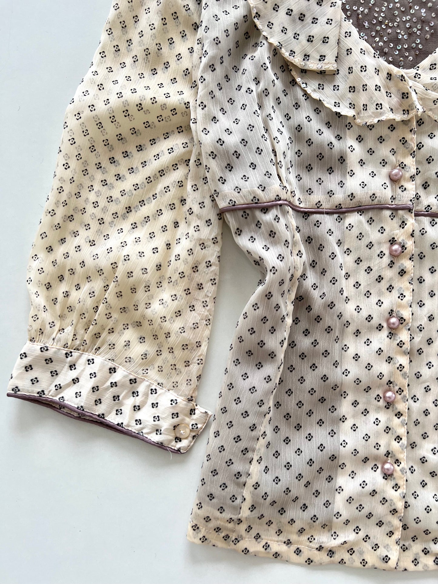 Sequin Vintage Top-Bust 38