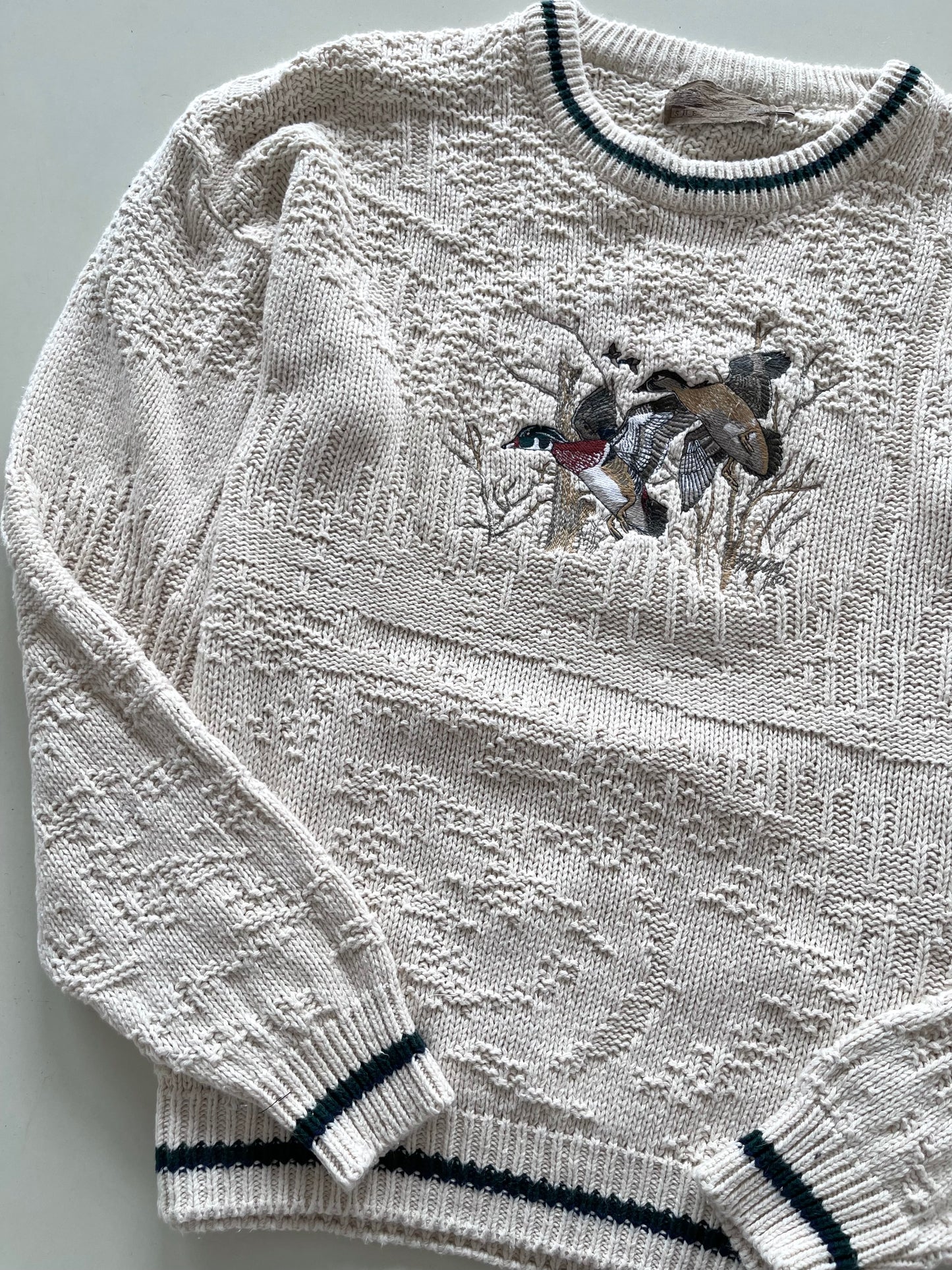 Shenandoah Vintage Embroidered Sweater-Bust 60