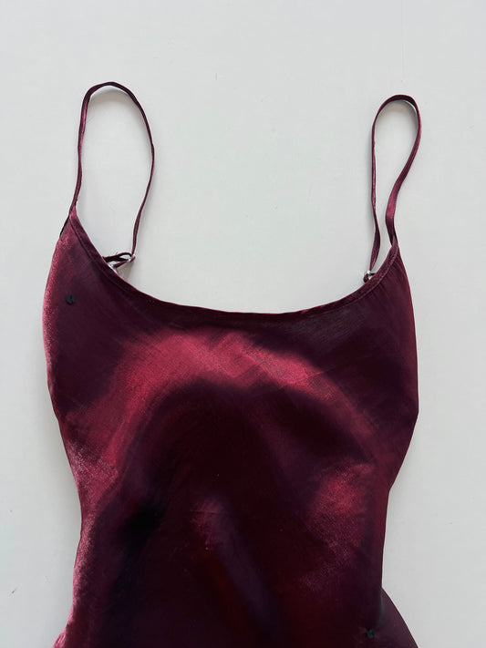 Organza Vintage Slip Dress-Bust 46