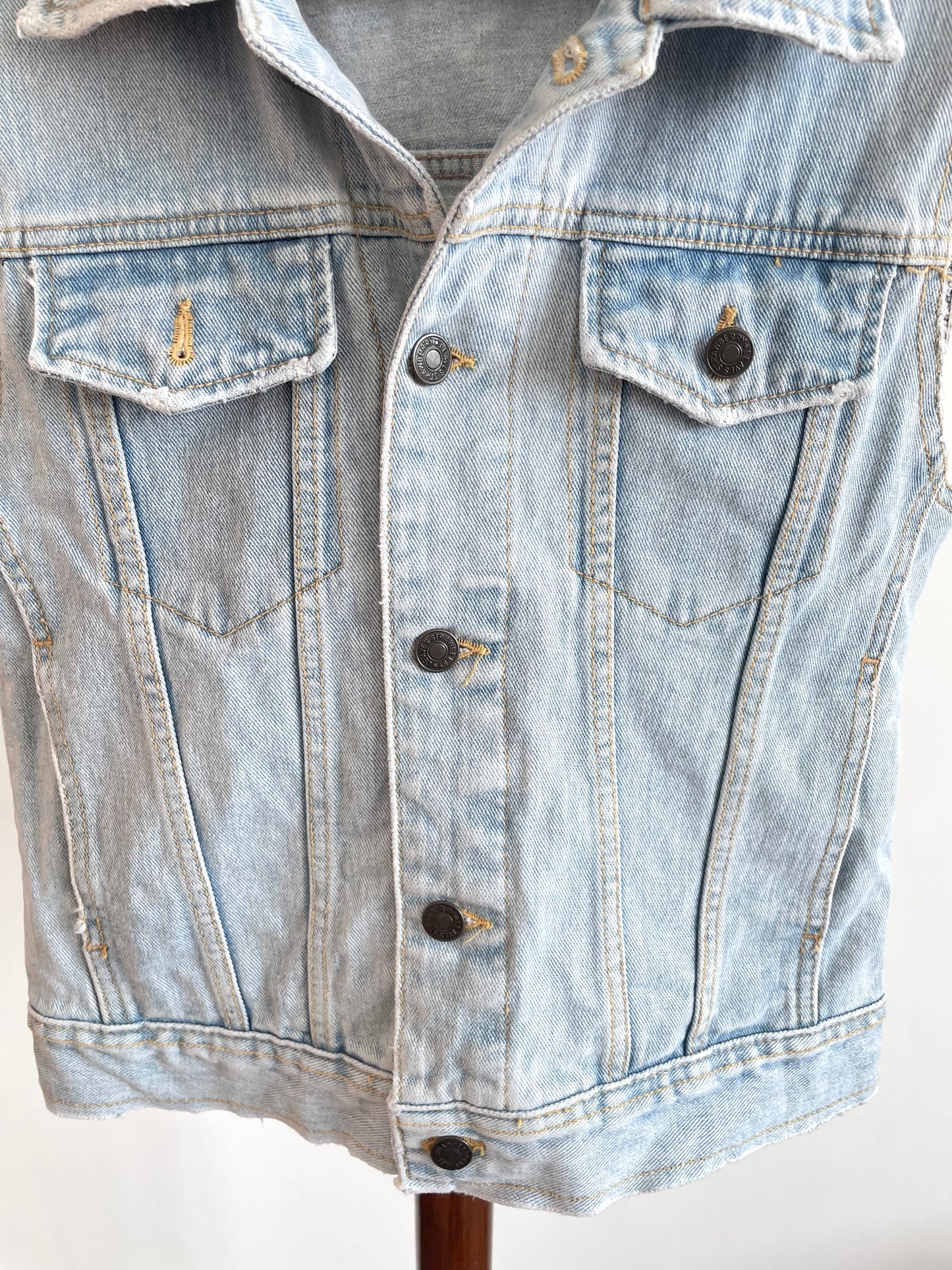 Vincent Denim Vest-Chest 34