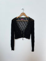 Load image into Gallery viewer, Sheer Crochet Top-Bust 36 to 40